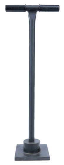 Hand tamper with shock absorber Rino RUR77 (20 x 20cm)