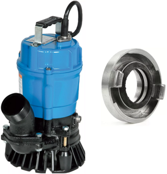 Submersible pump Tsurumi HS 2.4S / 230V 0.4 kW with hydrant storz