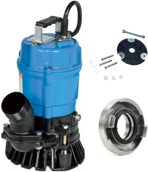 Pompa zatapialna Tsurumi HS2.4S / 230V 0,4kW (+złączka, płyta dolna)