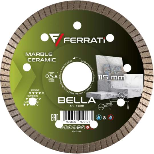 Tarcza diamentowa Ferrati BELLA 115 mm