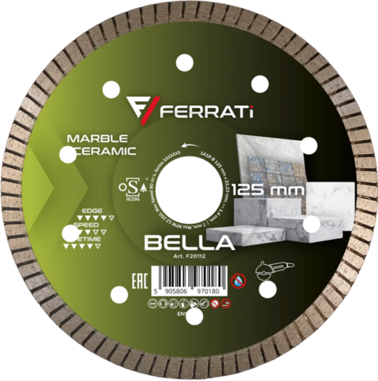 Tarcza diamentowa Ferrati 125 mm BELLA