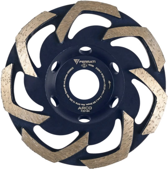 Tarcza diamentowa garnkowa Ferrati DGW-F 125mm ARCO