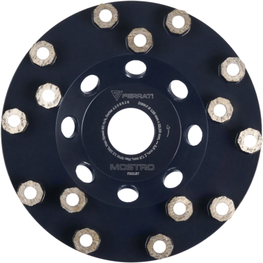 Tarcza diamentowa garnkowa Ferrati DGW-F 125mm MOSTRO