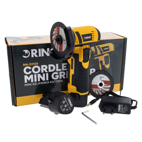 Mini angle grinder 12V Rino GRI12LI (76 mm)