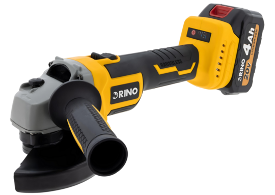 Angle grinder 20V Rino GRI20LI-nonBSW (125 mm) (+2x battery, charger)