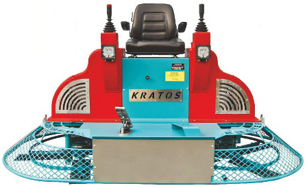 Samojezdna zacieraczka dwutalerzowa Kreber K-446-2-THH KRATOS, średnica zacierania 2x 1145 mm (+zraszacz i oświetlenie)