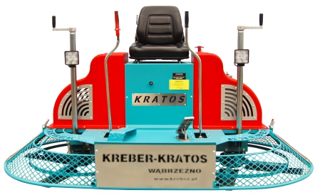 Samojezdna zacieraczka dwutalerzowa Kreber K-446-2-TMM KRATOS, średnica zacierania 2x 1145 mm (+zraszacz i oświetlenie)