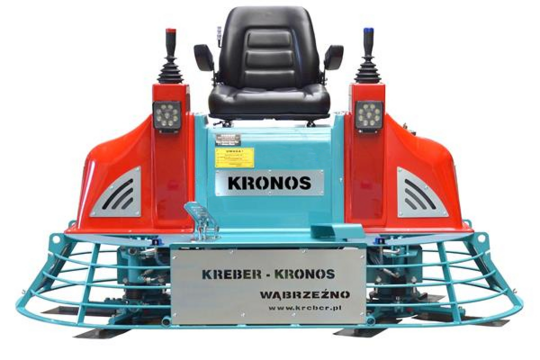 Samojezdna zacieraczka dwutalerzowa Kreber K-436-2-THH KRONOS, średnica zacierania 2x 900 mm (+zraszacz i oświetlenie)