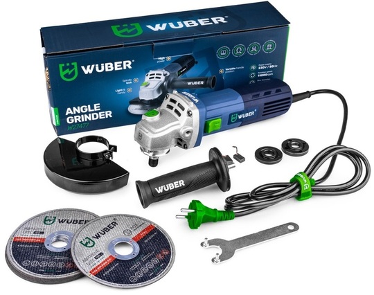 Angle grinder Wuber Tools W27477 (+10x cutting disc)