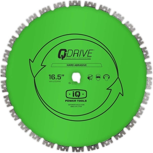 Diamond blade iQ Power Tools Q-Drive M Segment Speed Cut Medium Hard Combo 420 mm