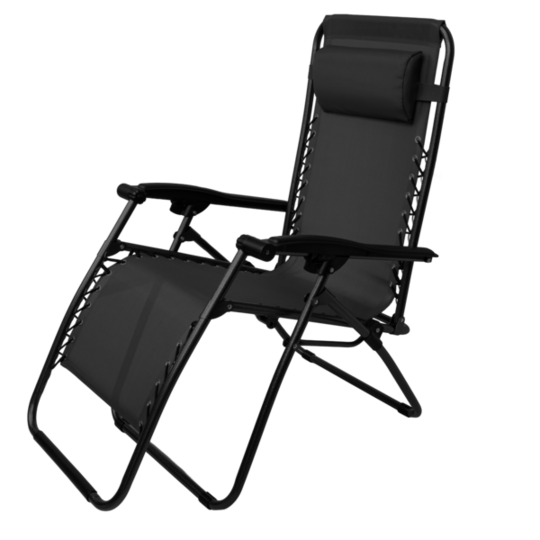 Leżak rozkładany Mingo BLISS COMFORT - Czarny