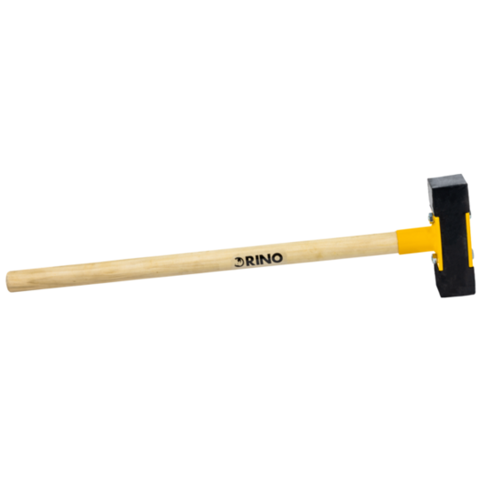 Młotek brukarski długi z obuchem gumowym Rino RMBDG (2 kg, 800mm)