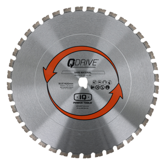 Tarcza diamentowa iQ Power Tools Q-drive Hard Material 420 mm do twardych bloczków betonowych