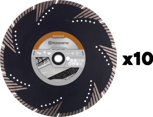 SET - Diamond blade Husqvarna Tacti-Cut S65 400 mm (10 pcs)