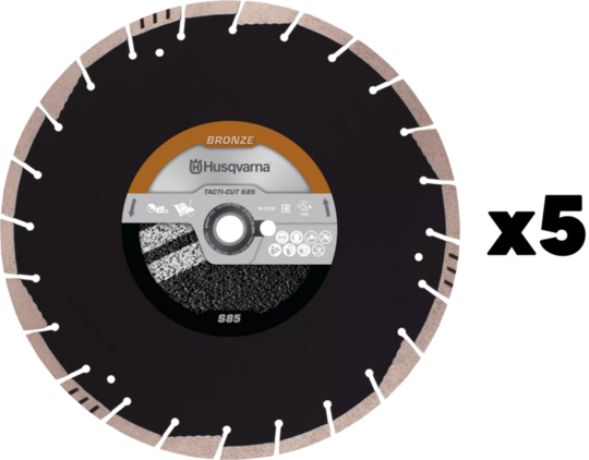 SET - Diamond blade Husqvarna Tacti-Cut S85 350 mm (5 pcs)