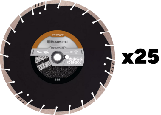 SET - Diamond blade Husqvarna Tacti-Cut S85 350 mm (25 pcs)