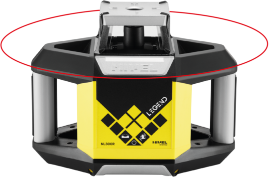 Niwelator laserowy Nivel System NL300R DIGITAL, wiązka czerwona, zasięg 500 m