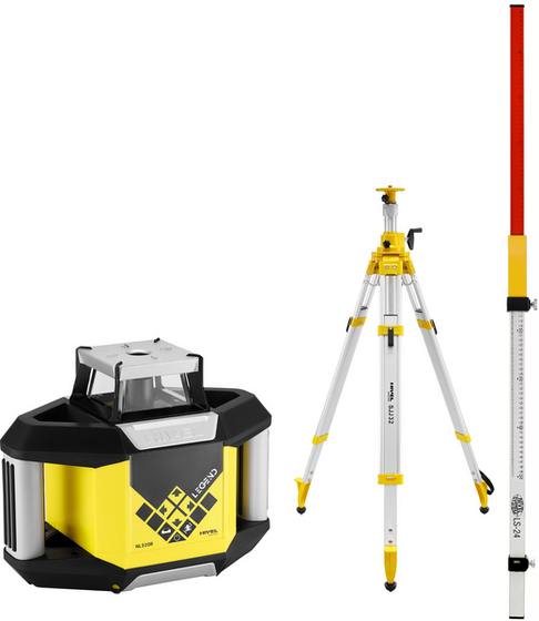 Laser level Nivel System NL320R DIGITAL (+ cranked tripod, laser stave)
