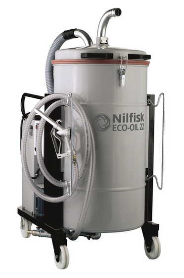 Special industrial vacuum cleaner Nilfisk ECO-OIL 22 for oil and metal shavings