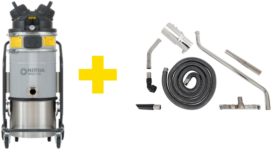 Industrial vacuum cleaner Nilfisk VHS110 Z22 EXA (+accessories)