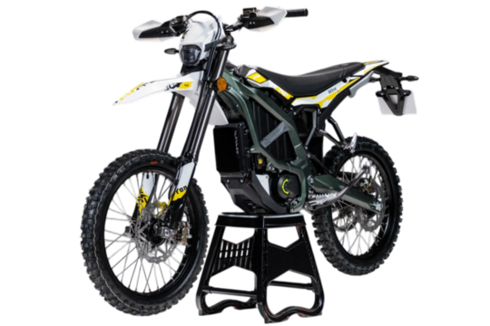 Elektryczny cross (motocykl) Surron Ultra Bee T (wersja drogowa), żółto-biały