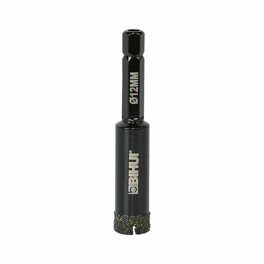 Bihui 12 mm diamond core drill bit for wet drilling