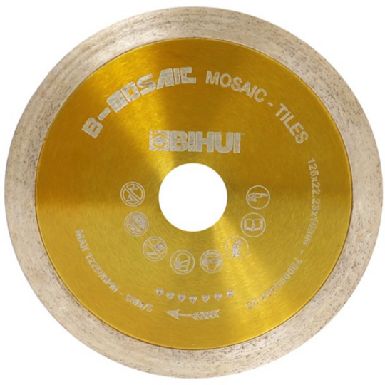 Tarcza diamentowa Bihui B-MOSAIC DCDC125 125 mm do porcelany, mozaiki