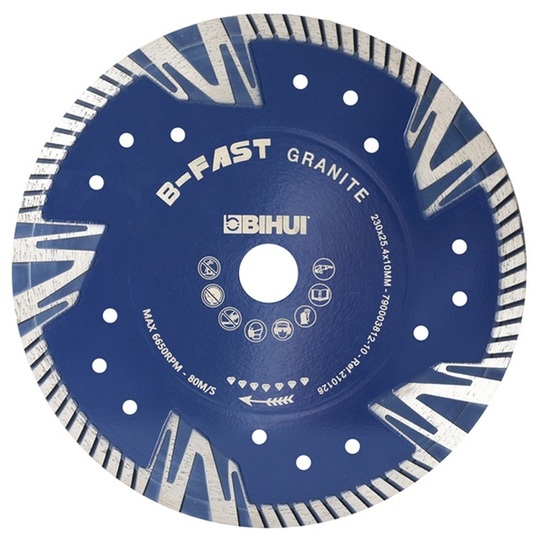 Tarcza diamentowa do twardych materiałów 230mm Bihui