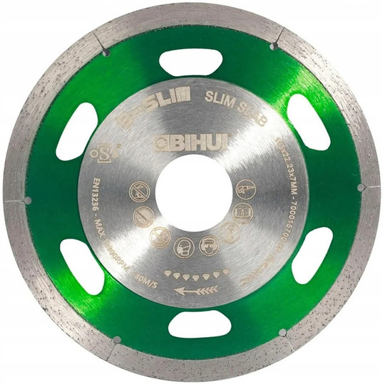 Tarcza segmentowa 115mm do cięcia płytek Bihui wąska DCDS115