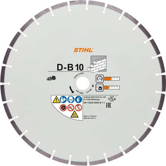 Diamond blade Stihl D-B10 300 mm for concrete