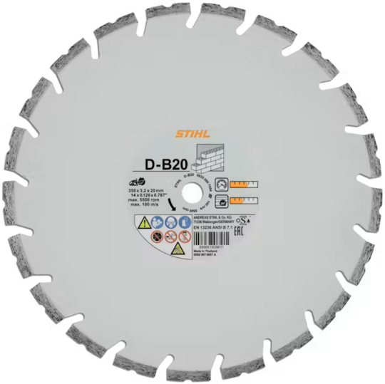 Diamond blade Stihl D-B20 350 mm for concrete