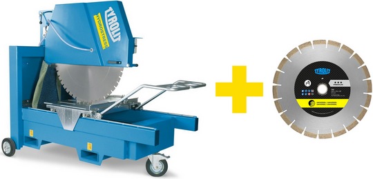 Masonry saw Tyrolit TME1000 (+diamond blade Tyrolit Premium TSU 1000)