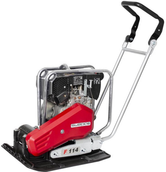 Zagęszczarka jednokierunkowa 108 kg Swepac F114, 500 mm, Hatz 1B20