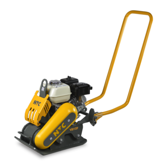 Single-direction plate compactor 60 kg NTC VD 12P, 330 mm