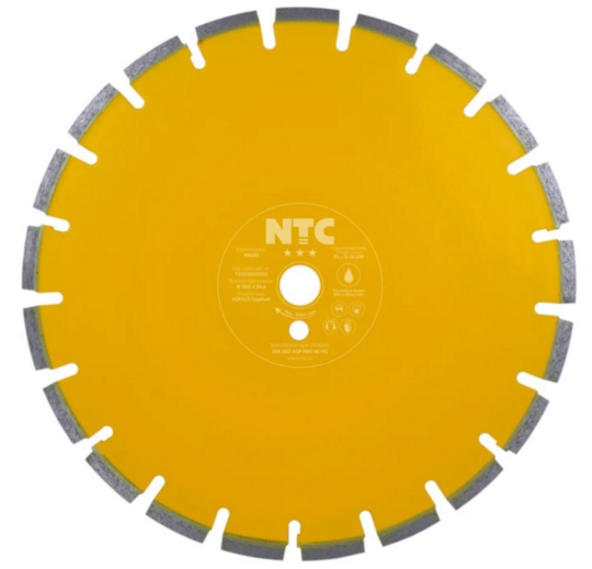 Diamond blade Ntc DIA ASP PROFI 350 mm for asphalt