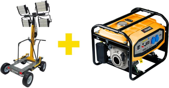 Light tower Enar Stella (+ GEEL 3 generator)