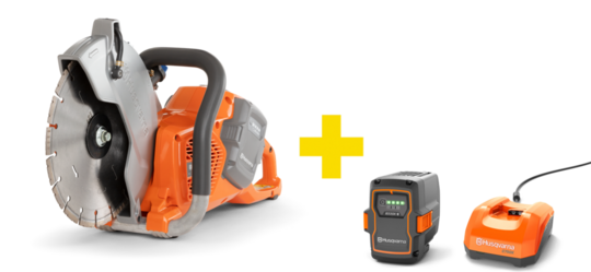 Battery power cutter Husqvarna K540i (BLiX B330X battery + C750X charger)