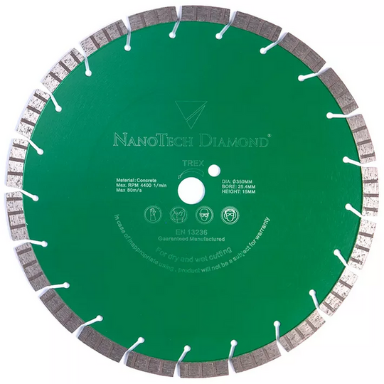 Tarcza diamentowa Ntd Standard TREX 350 mm do betonu