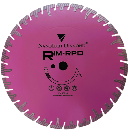 Tarcza diamentowa Ntd Standard RIM-RPD 230 mm do betonu zbrojonego i materiałów budowlanych