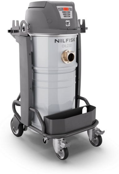 Odkurzacz przemysłowy specjalny Nilfisk OIL230 IND do oleju i wiórów metalowych