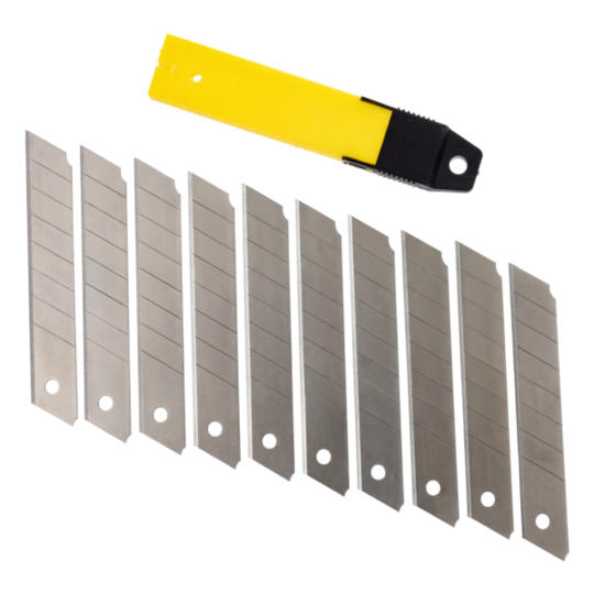 Snap-off blades for the RINO upholstery knife