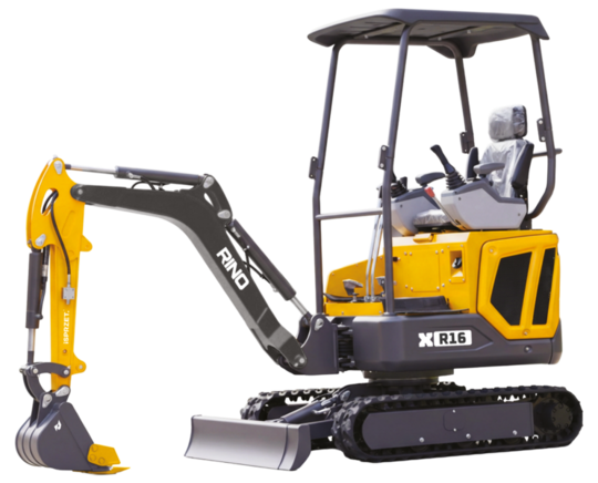Minikoparka gąsienicowa 1600 kg Rino XR16 PRO X, Kubota D722