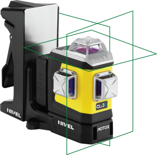 Motorized 3D line laser Nivel System CLx3G MOTOR with green beam