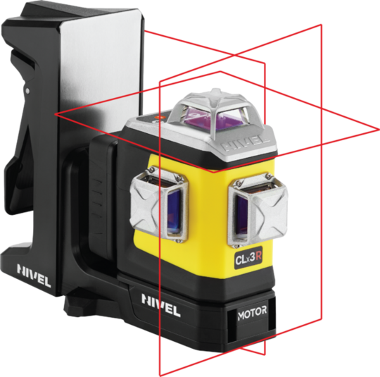 Motorized 3D line laser Nivel System CLx3R MOTOR with red beam
