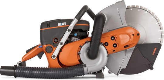 Ręczna przecinarka spalinowa Husqvarna K 770 II Dry Cut (300 mm), głębokość cięcia 122 mm