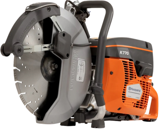 Ręczna przecinarka spalinowa Husqvarna K770 II SmartGuard (350 mm), głębokość cięcia 125 mm (+ tarcza)