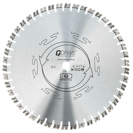 Diamond blade Q-Drive Masonry Extreme Hard Material Blade iQ PowerTools (420 mm), silver (HM4 SC)