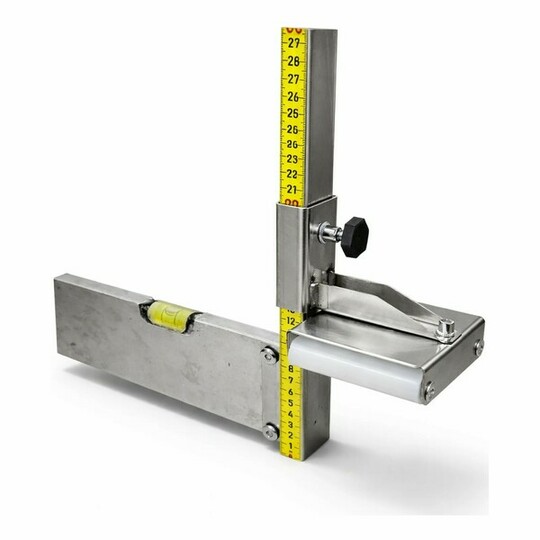 Nasadka brukarska do poziomicy z regulacją do 25cm Fixon FlatFix DUO z podwójnym systemem rolek