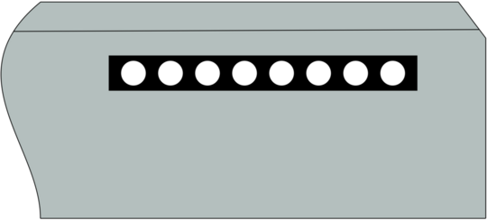 Combination blade for Kreber K-600 R6