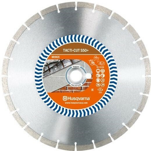 Tarcza diamentowa Husqvarna Tacti-Cut S50 Plus 300 mm do betonu (otwór montażowy 20 mm)